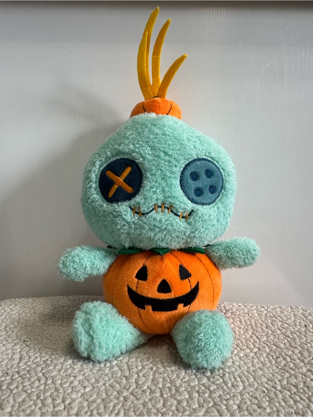 Disney x Miniso Halloween Pumpkin Scrump Plush - Rare Collector's Item